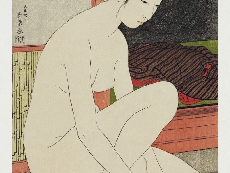Yokugo no onna (1915) by Shinsui Itō. Original from Library of Congress