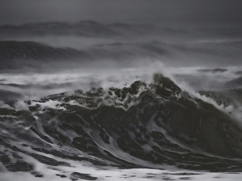 Sea waves crashing close up. Free public domain CC0 photo.